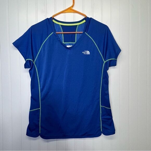 THE NORTH FACE AMBITION WORKOUT SHORT SLEEVE T-SHIRT, WOMEN’S L flash dry - Picture 2 of 14